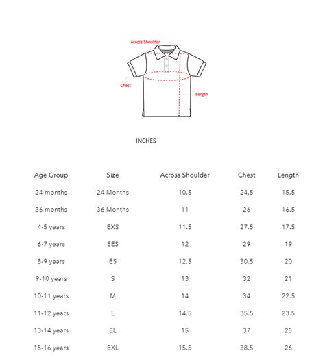 Us Polo Size Chart India - Best Picture Of Chart Anyimage.Org