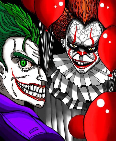 ArtStation - Joker Vs Pennywise