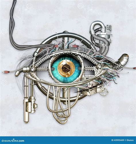 Mechanical eye stock illustration. Illustration of optical - 43995449