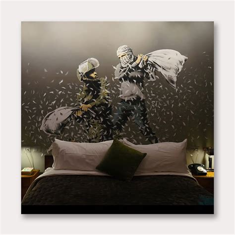 Walled Off Hotel Banksy Wall Art