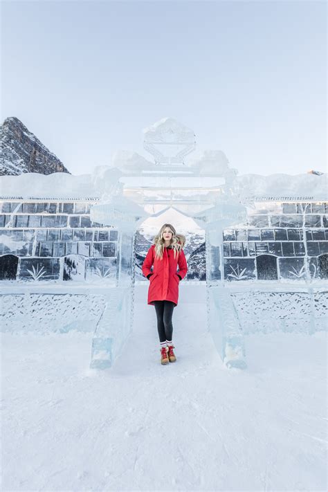 Visit the Lake Louise Ice Castle - Pursuing Pretty