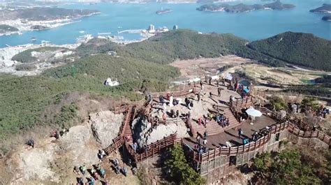 드론영상(Drone Footage)-통영미륵산(The Summit Of Mireuksan, Tongyeong, Korea) - YouTube