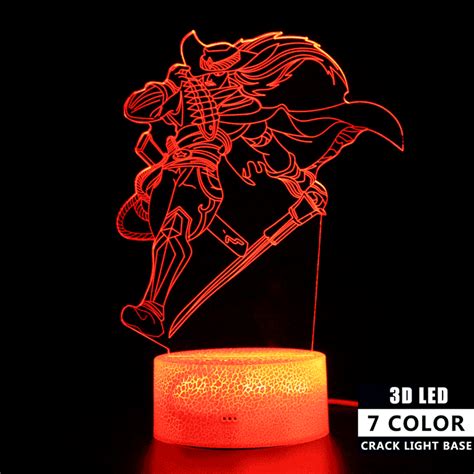3d Led Night Light League Legend Yasuo Figure With Remote Control - AnimeBee.com - Free Shipping ...