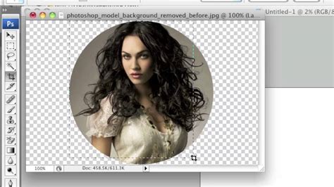 Crop Images in a Circle Shape Using Photoshop - YouTube