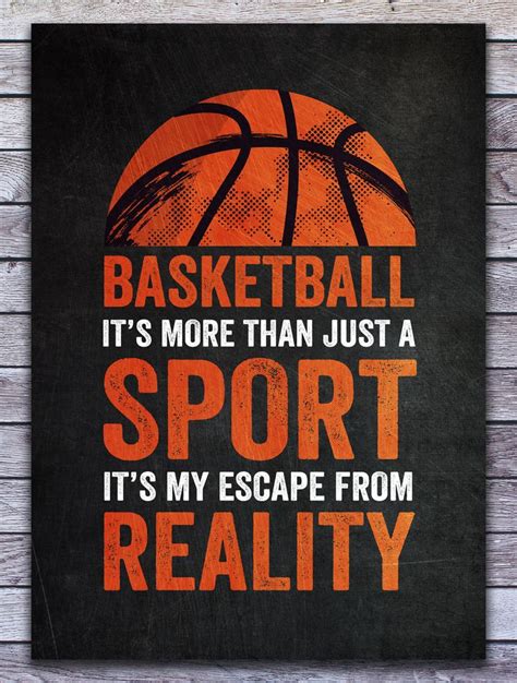 Basketball Motivation Wall Art | Metal Poster | Basketball quotes ...