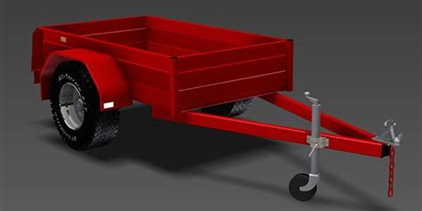 Box Trailer Plan - TRAILER PLANS - Plan~Build~Save | Box trailer ...