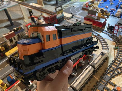 Made the BNSF train with parts in my collection : r/LEGOtrains