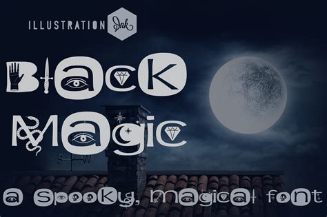 Black Magic Font by Illustration Ink · Creative Fabrica