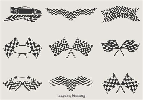 Free Vector Racing Flags - Download Free Vector Art, Stock Graphics ...