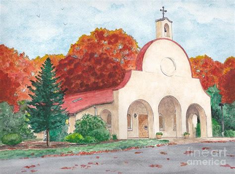 Sagrado Corazon De Jesus Church Painting by Michelle Welles | Fine Art ...