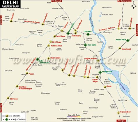 Delhi Map Train