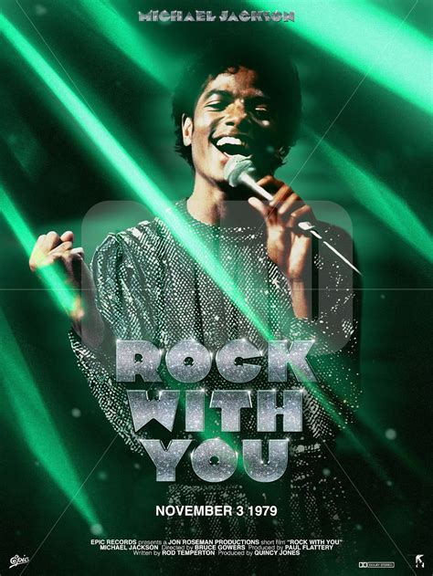 Michael Jackson ROCK WITH YOU Original Poster Art Print - Etsy