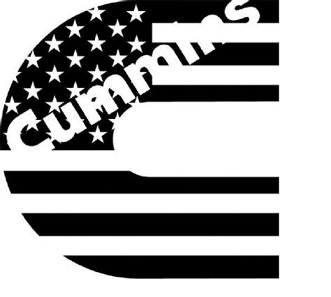 Cummins Flag Sticker - Etsy