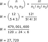 Multinomial Coefficient | Theorem, Formula & Examples - Lesson | Study.com