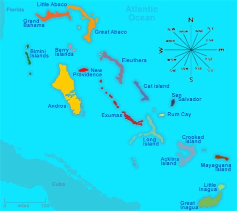 Map Bahamas Islands - Share Map