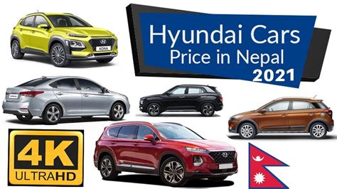 All Hyundai Car Price in Nepal 2021 4K Video || Car and Bike Review in ...