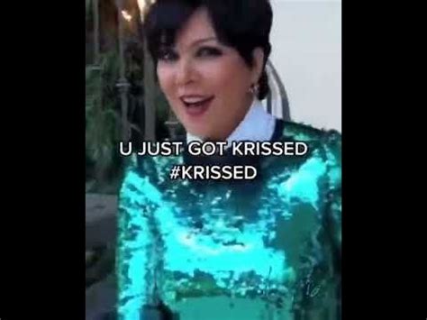 You Just Got Krissed (Kris Jenner Dancing TikTok Meme) - YouTube in ...