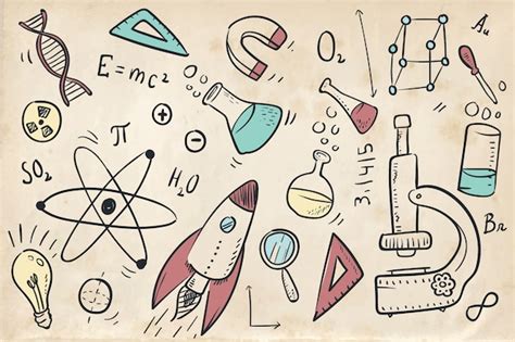 Free Vector | Vintage science education background