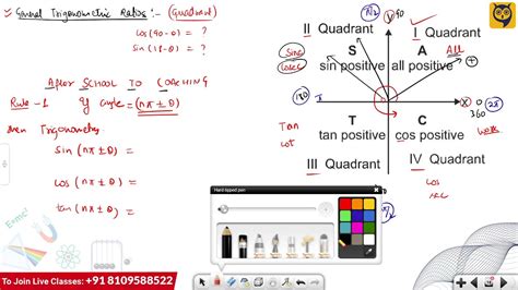 Sin (180 - theta) and Sin (90-theta) explained | Quadrants - YouTube