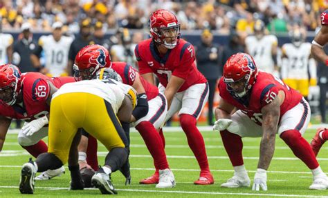 Houston Texans Defense Dominates Pittsburgh Steelers In First Half ...