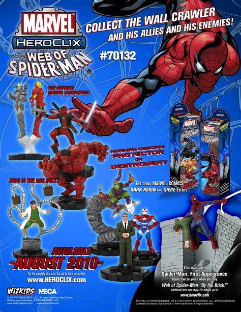 NECA Announces Web of Spider-Man HeroClix - ActionFigurePics.com