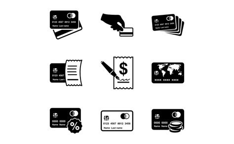 Credit Card Clipart Black And White