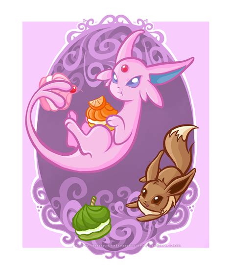 Eevee Evolutions - Espeon by ImmortalTanuki on DeviantArt