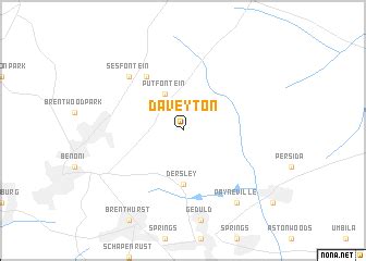 Daveyton (South Africa) map - nona.net