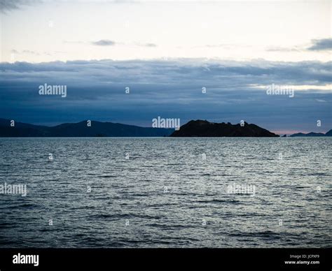 Wellington Harbour Landscape Stock Photo - Alamy