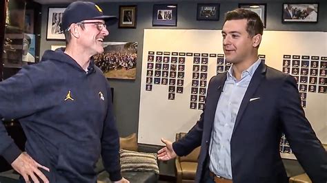 Jim Harbaugh Gives Incredible Tour Of Office - Sports Illustrated Michigan Wolverines News ...