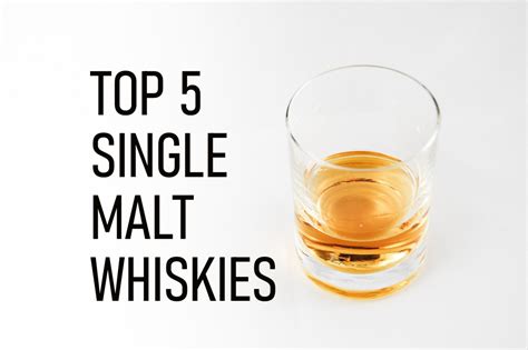 5 Best Single Malt Scotch Whiskies - Delishably