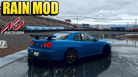 Assetto Corsa Rain Mod is INSANE! 🔥 | Drifting W/ Logitech G27 + Wheel ...