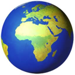 Globe Showing Europe-Africa Emoji (U+1F30D)