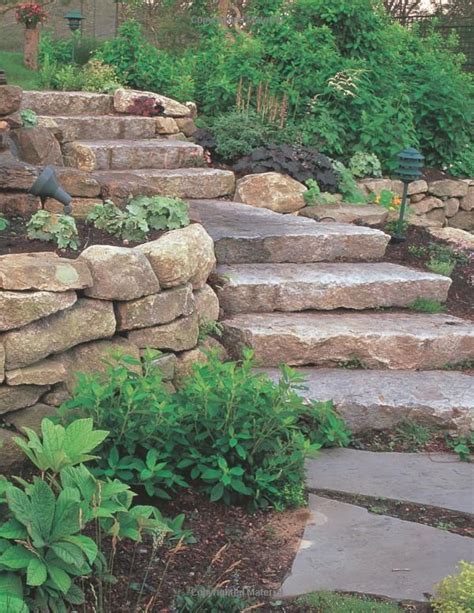 Landscaping St. Louis, natural stone steps, boulder retaining walls ...