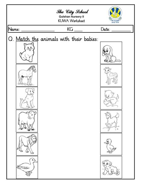 Mammals Worksheets For Kindergarten