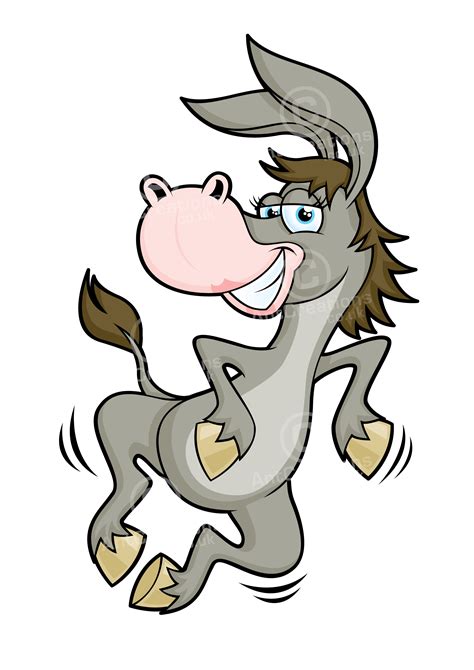 Dancing Donkey — Vector Illustrator | Cartoons | Characters | Graphic ...