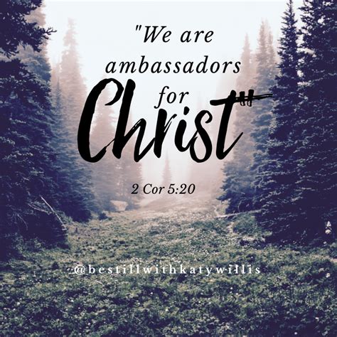 An Ambassador for Christ...