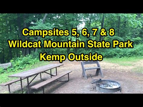 Wildcat Mountain State Park Campsites 5, 6, 7 & 8 | Kemp Outside