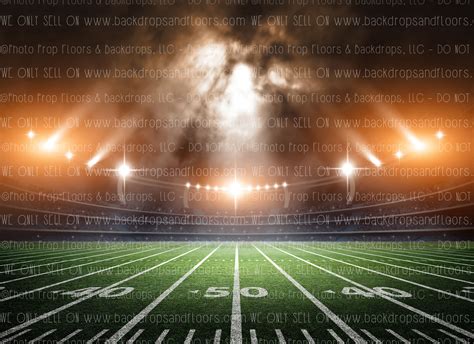 Football Stadium Photography Backdrop, Kicker, Goal Post, Field, First ...