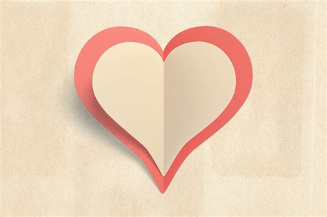 Paper Love Heart Royalty-Free Stock Photo