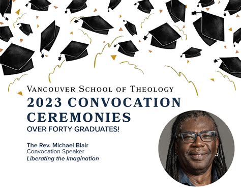 2023 Convocation Ceremonies – May 9, 2023 - Vancouver School of Theology