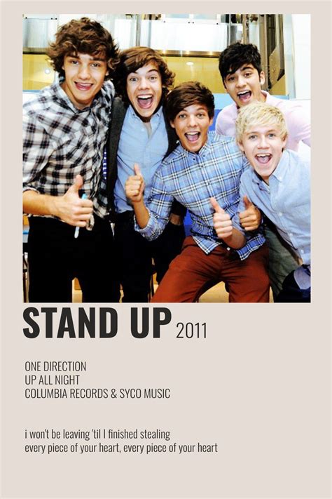 STAND UP by one direction | One direction albums, One direction songs, One direction photoshoot