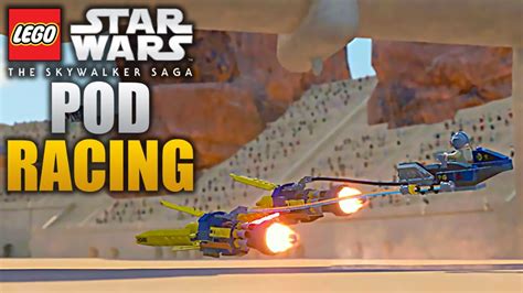 POD RACING GAMEPLAY LEGO Star Wars The Skywalker Saga - YouTube