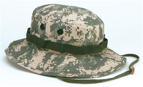 Military Boonie Hat - Camo Camouflage Cotton Wide-Brim Bucket Sun Hat – Grunt Force