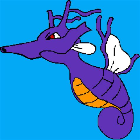 Pixilart - Shiny Kingdra by Keldrenman1