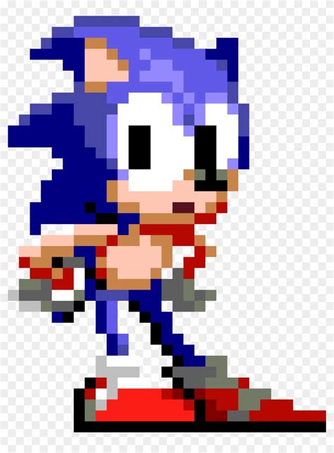 Please Help Deprecated With - Sonic The Hedgehog Pixel Art - Free Transparent PNG Clipart Images ...