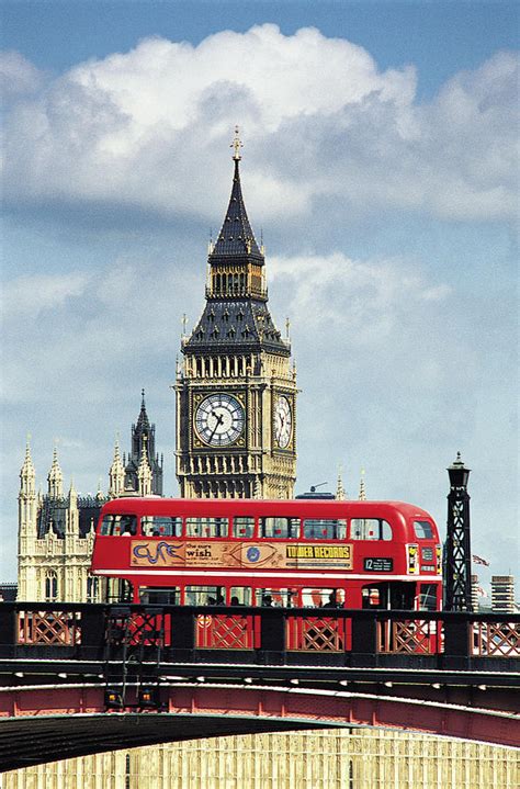 Big Ben, London, England, Uk Photograph by Digital Vision. - Pixels