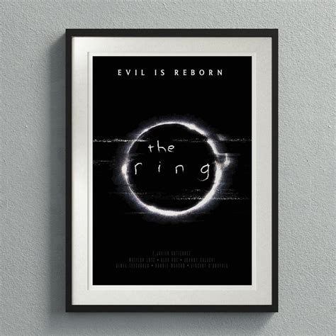 The Ring Movie Poster Digital Download, Movie Poster Printable , Wall ...