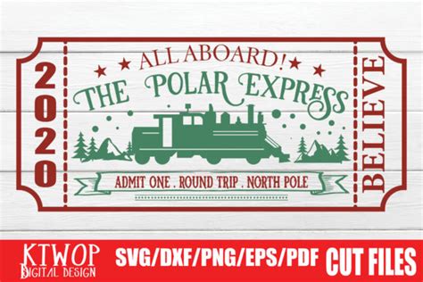 Polar Express Ticket Invitations