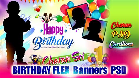 Thiết kế banner sinh nhật Editing birthday flex banner background ...